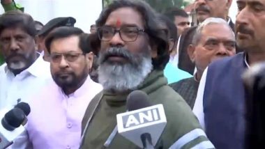 Hemant Soren Stakes Claim To Form Government, To Take Oath As CM of Jharkhand on November 28 (Watch Video)