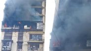 Dongri Fire: Blaze Erupts in Residential Building Due To Cylinder Blast, Firefighting Operations Underway (Watch Video)