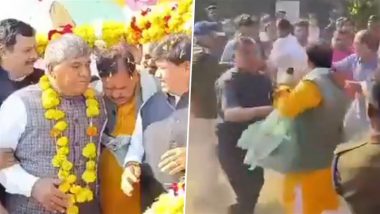 Bahadur Singh Chauhan Assaulted in Ujjain: Former BJP MLA Beaten by Party Workers At Event in Mahidpur, Video Goes Viral