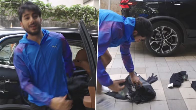 Bizarre Items Found in Ibrahim Ali Khan’s Gym Bag: Duct Tape, Gloves, Scissors and More – Watch the Viral Video