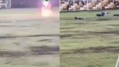 Footballer Dies After Being Struck by Lightning During Local Football Match in Peru, Others Injured; Video Goes Viral