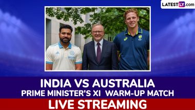 Where to Watch India National Cricket Team vs Australia Prime Minister's XI Warm-up Match?