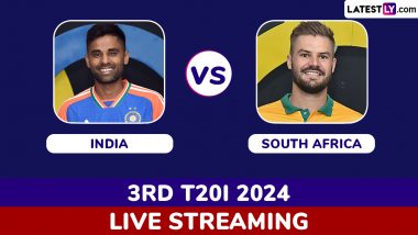 India vs South Africa Free Live Streaming Online, 3rd ODI 2024: How To Watch IND vs SA Cricket Match Live Telecast on TV?