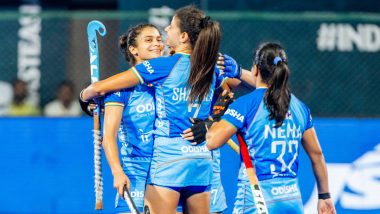 India Qualify for Semifinals of Women's Asian Champions Trophy 2024; Deepika Sehrawat Scores Five Goals as Defending Champions Beat Thailand 13-0