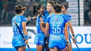 India vs Japan, Women’s Asian Champions Trophy 2024 Semifinal Live Streaming and Telecast Details: How To Watch IND vs JPN Hockey Match Online on TV Channels?