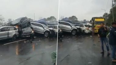 Indonesia: Massive Car Pile-Up on KM 92 Cipularang Toll Road After Series of Crashes Caused by Container, Videos of Multi-Car Collison Surface