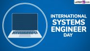 International Systems Engineer Day 2024 Date: Know All About The Annual Event That Highlights The Important Role Of Systems Engineers