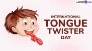 International Tongue Twister Day 2024: Interesting and Fun Tongue Twisters To Encourage People To Try Tricky Phrases