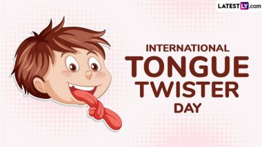 International Tongue Twister Day 2024: Interesting and Fun Tongue Twisters To Encourage People To Try Tricky Phrases