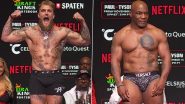 Mike Tyson vs Jake Paul Live Streaming Online: How To Watch Telecast of Boxing Match in India With Time in IST?