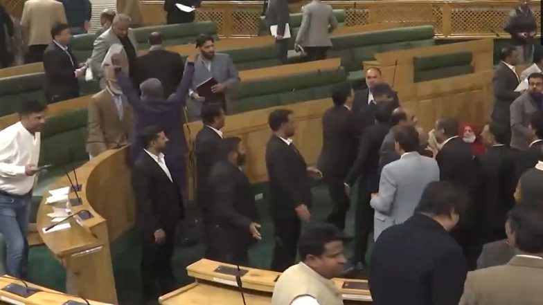 Jammu and Kashmir Assembly Adjourned for Day Amid Uproar on Resolution for Restoration of Article 370