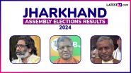 Jharkhand Assembly Elections Results 2024: Live News Updates on Jharkhand Election Result, Initial Trends, Winning Candidates and Party-Wise Seat Numbers