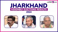 Jharkhand Election Result 2024 Constituency-Wise Winners List: Seat-Wise List of Winning Candidates From JMM, BJP, Congress and Other Parties in Jharkhand Assembly Elections