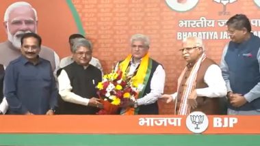 Kailash Gahlot Joins BJP: Former Delhi Minister Joins Bharatiya Janata Party Day After Quitting Arvind Kejriwal-Led AAP (Watch Video)