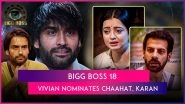 Bigg Boss 18 Episode Update: Vivian Dsena Gets Special Nomination Power; Actor Nominates Chaahat Pandey, Karan Veer Mehra, Rajat Dalal Among Others