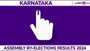 Karnataka Assembly By-Elections Results 2024: Congress Registers Thumping Victory in Sandur, Shiggaon and Channapatna Seats