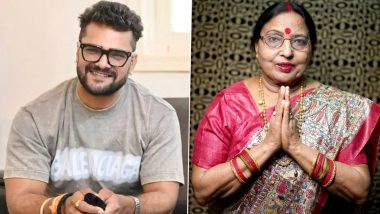 Khesari Lal Yadav Pens Heartfelt Note to Folk Singer Sharda Sinha, Says ‘Eyes Are Moist and Heart Is Heavy’ in Instagram Post (View Picture)