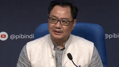 Constitution Day 2024: President Droupadi Murmu To Address Both Houses of Parliament on November 26, Says Union Minister Kiren Rijiju