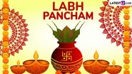 Labh Pancham 2024 Wishes, Messages and HD Images: Send Gyan Panchami Wallpapers, Quotes and Greetings To Celebrate Saubhagya Panchami