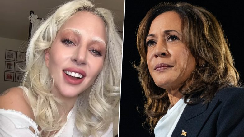 ‘Get Ready To Vote’: Lady Gaga Endorses Kamala Harris Ahead of 2024 US Elections (Watch Video)