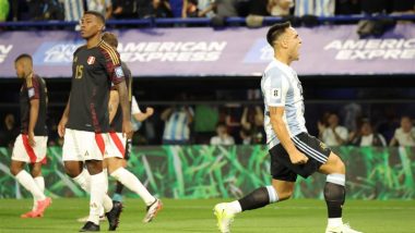 Argentina 1–0 Peru, FIFA World Cup 2026 CONMEBOL Qualifiers: Lautaro Martinez Nets Match-Winning Goal To Secure Three Points for Lionel Messi and Co