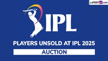 Check List of Cricketers Left With No Takers at IPL 2025 Mega Auction