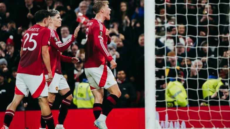 Manchester United 3–2 Bodo/Glimt, UEFA Europa League 2024–25: Rasmus Hojlund Scores Brace, Alejandro Garnacho Nets One As Red Devils Secure First Win Under Boss Ruben Amorim