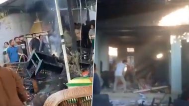 Manipur: Bodies of 8-Month-Old Boy, 2 Others Found Floating in Barak River, Curfew Imposed in 5 Districts as Violent Protests Erupt (Watch Videos)