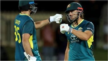 Australia Clean Sweep Pakistan 3-0 in AUS vs PAK T20I Series As Bowlers, Marcus Stoinis Shine in Hobart to Defeat Green Shirts By Seven Wickets