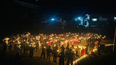 Meitei Group Holds Candlelight March Condemning Killing of Six Women & Children