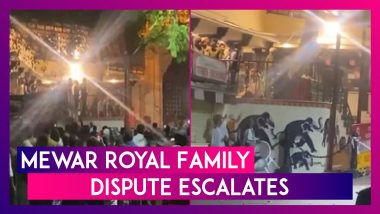 Mewar Royal Family Dispute: Clash Breaks Out Between 2 Factions After New ‘Maharana’ Vishvaraj Singh Denied Entry Into City Palace in Udaipur