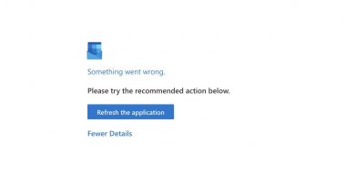 Microsoft 365 Down: Outlook, Teams and Other Services Hit by Another Massive Outage, Company Says ’We’re Investigating' As Netizens Complain