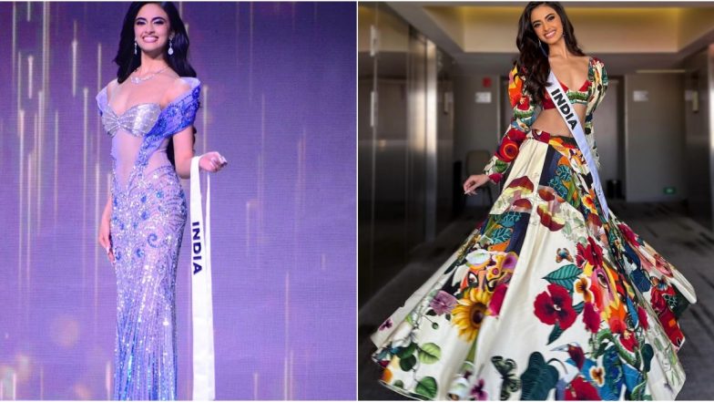 Miss Universe 2024 Grand Finale: India’s Rhea Singha’s Finale Gown Revealed in Stunning Video As the Beauty Queen Shines in Top 10 (Watch Video)