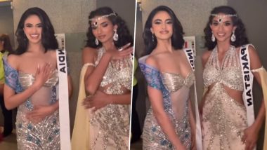 Miss Universe 2024 Viral Video: India's Rhea Singh and Pakistan's Noor Xarmina Dance to 'Devara Part 1' Song 'Chuttamalle' (Watch Instagram Reel)