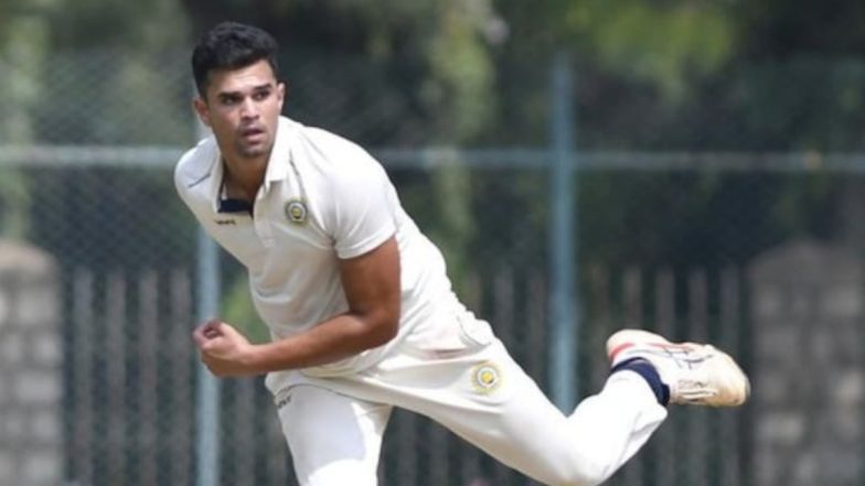 Sachin Tendulkar’s Son Arjun Tendulkar Picks Maiden Five-Wicket Haul in Ranji Trophy, Achieves Feat During Goa vs Arunachal Pradesh Match