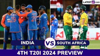 India vs South Africa 4th T20I 2024 Preview: Likely Playing XIs, H2H And More