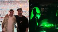 Kane Williamson Enjoys Coldplay Concert with Test Captain Tom Latham Ahead of New Zealand vs England 2024 Test Series (Watch Video)