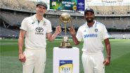 IND vs AUS Dream11 Prediction, 1st Test 2024: Tips and Suggestions To Pick Best Winning Fantasy Playing XI Team for India vs Australia Border-Gavaskar Trophy Cricket Match in Perth