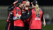 WBBL 2024 Live Streaming in India: Watch Melbourne Renegades vs Sydney Thunder Online and Live Telecast of Women’s Big Bash League Cricket Match