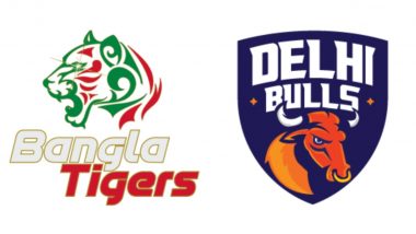 Abu Dhabi T10 League 2024 Live Streaming in India: Watch Team Delhi Bulls vs Bangla Tigers and Live Telecast of T10 Cricket Match