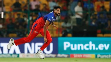 Mohammed Siraj Shares Heartfelt Note Upon Parting Ways With Royal Challengers Bengaluru As Gujarat Titans Sign Him at IPL 2025 Mega Auction, Writes ‘The Day I First Wore the RCB Jersey, I Never Imagined…’ (See Post)