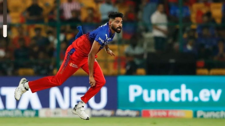 ‘To My Dear RCB...’ Mohammed Siraj Shares Heartfelt Note Upon Parting Ways With Royal Challengers Bengaluru As Gujarat Titans Sign Him at IPL 2025 Mega Auction (See Post)