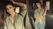 Mouni Roy Sizzles in Casual Yet Glamorous Look; Actress Sets Screens on Fire in Unbuttoned Olive Green Shirt and Jeans (View Pictures)