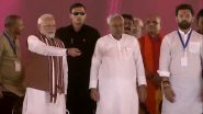 PM Narendra Modi Lays Foundation Stone of Multiple Projects Including AIIMS in Bihar’s Darbhanga (Watch Video)