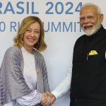 G20 Summit 2024 in Brazil: PM Narendra Modi Meets Italian PM Giorgia Meloni, Holds Bilateral Talks in Rio de Janeiro (See Pics and Video)