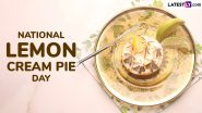 National Lemon Cream Pie Day 2024 Images and HD Wallpapers: Quotes, Messages and Captions To Celebrate One of America's Most Cherished Desserts