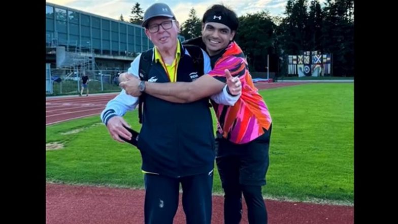 Neeraj Chopra Pens Down Farewell Message For Coach Klaus Bartonietz After Veteran Biomechanics Expert's Retirement (Watch Video)