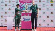 Bangladesh Women vs Ireland Women 1st ODI 2024 Free Live Streaming Online: How To Watch BAN-W vs IRE-W Cricket Match Live Telecast on TV?