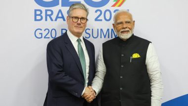 PM Modi Holds Bilateral Meeting With UK Counterpart Keir Starmer in Brazil