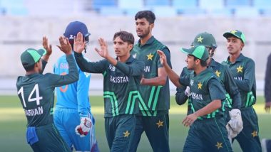 Pakistan Beat India By 43 Runs in ACC Men's U19 Asia Cup 2024; Shahzaib Khan, Ali Raza Shine as PAK U19 Register Winning Start to Campaign